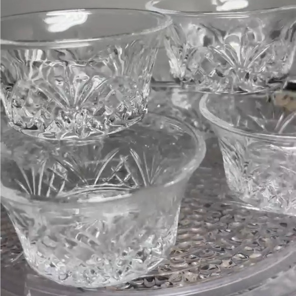 Godinger Freedom Lead Crystal Dessert Bowls – Set of 6 - Vintage - Picture 15 of 17